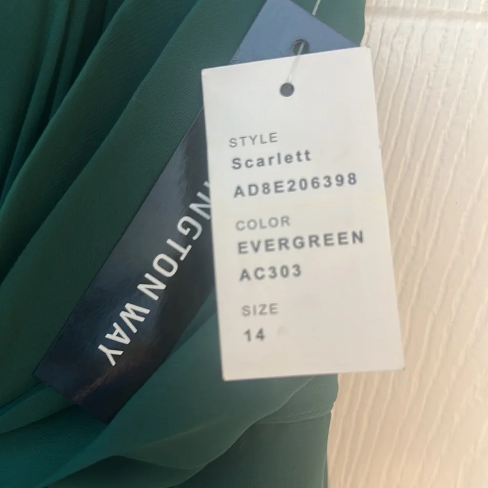 Adrianna Papell Weddington Way Green Dress NWT - Picture 5 of 6